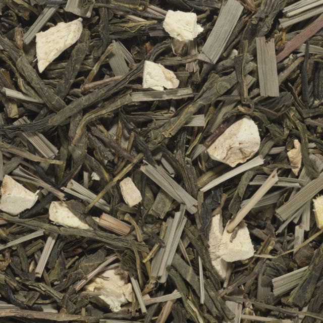 SENCHA LEMONGRASS & GINGER | Flavored Loose Leaf Green Tea